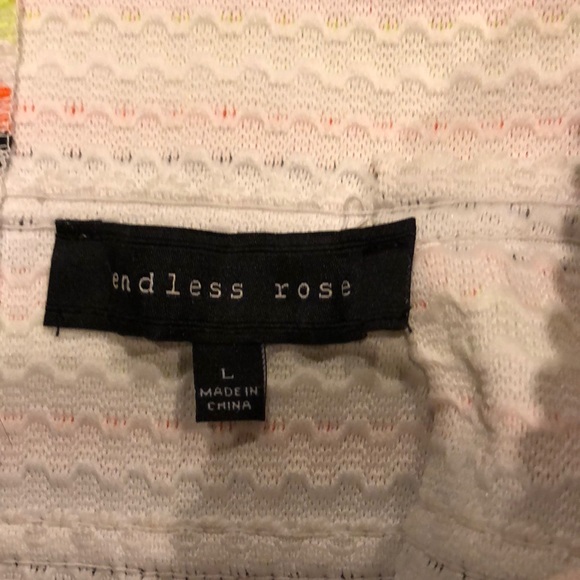 Endless Rose Striped A-Line Stretchy Skirt - Picture 3 of 5